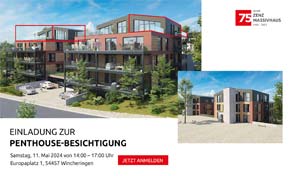 Einladung zur Penthouse-Besichtigung in Wincheringen 